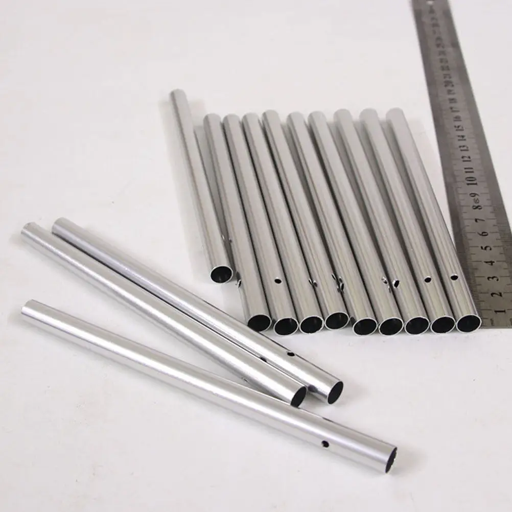 

10Pcs Aluminum Wind Chime Tubes DIY Material for Garden Decoration Metal Hanging Pendant Craft Supplies Sturdy Rust Resistant