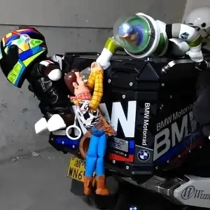 45 cm Toy Story Sherif Woody Buzz Lightyear Auto Poppen Speelgoed Buiten Hang Speelgoed Leuke Auto Accessoires Auto Decoratie Pop