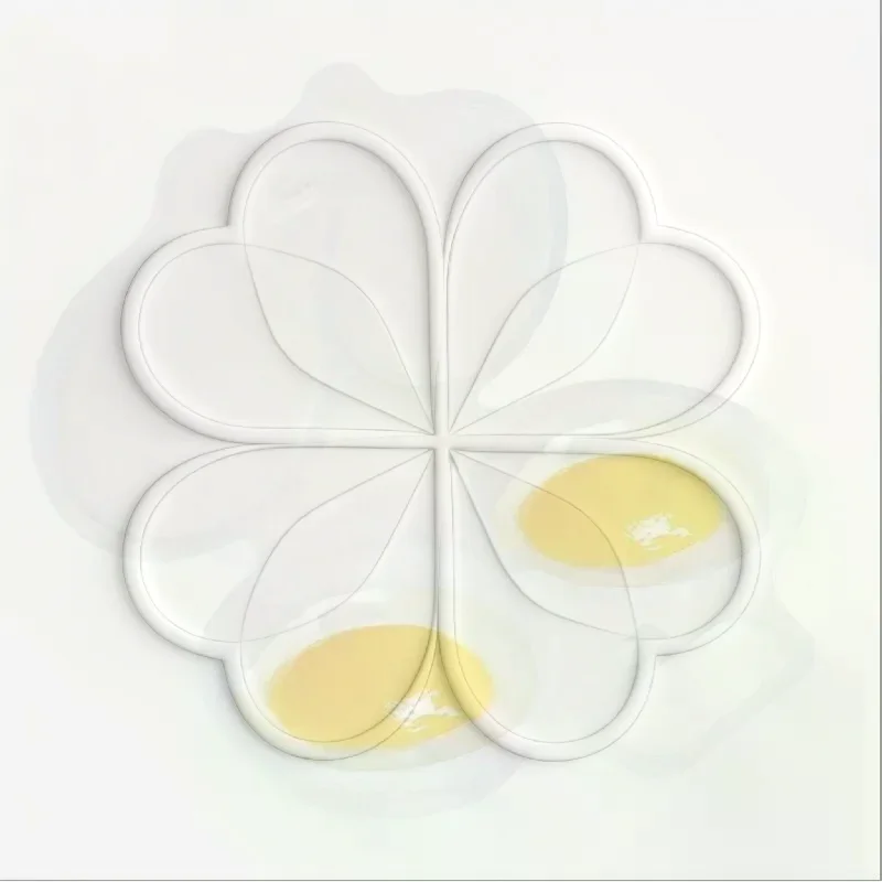 Dual Cavity Microwave Egg Steamer 2Pcs Food Grade Plastic Egg Cooker Perfect for Fitness People Low-fat Meal Prep