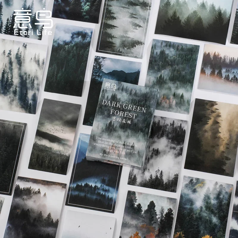 

30 шт. Kawaii набор бумажных наклеек «Глубокий лес», самоклеящиеся канцелярские наклейки для рукоделия, скрапбукинга, дневника, альбома Planne