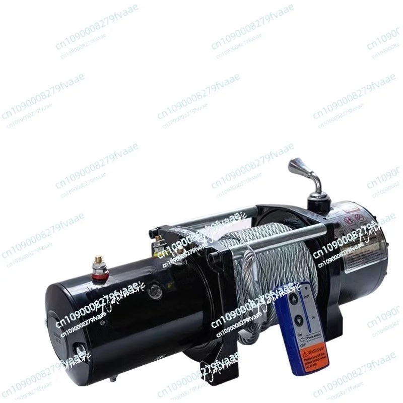 

Vehicle Self-Rescue Off-Road Winch 3000lbs 12V/24V Electric Winch For Vehicle Crane 3000 Lbs Handle
