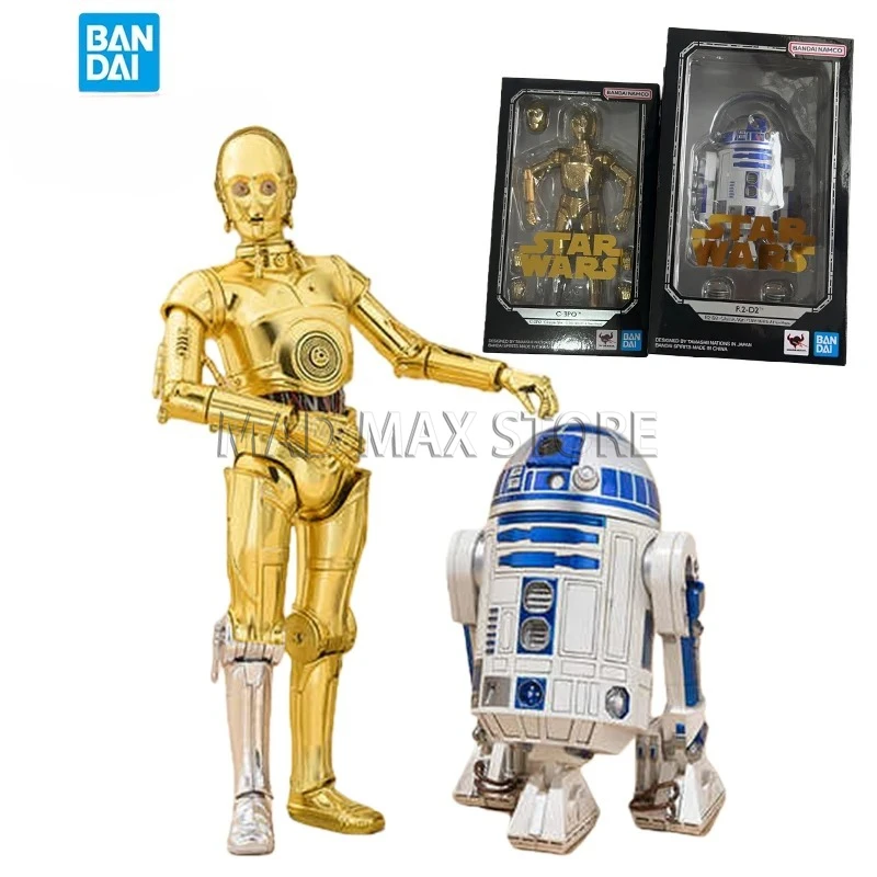 

Фигурка Bandai Shf Star Wars Anime R2-D2 C-3PO Classic Ver. Новые игрушки Hope Toys для мальчиков