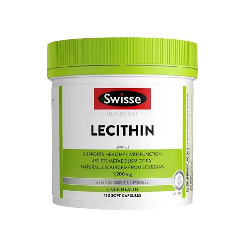 

Lecithin 1200 mg Supports Healthy Liver Function Assists Metabolism of Fat 120 Soft Capsules