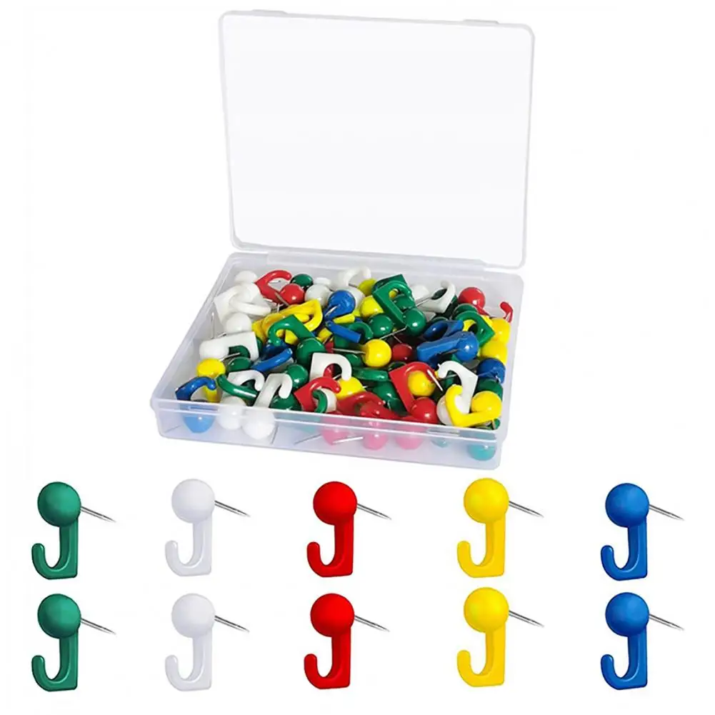 Ganci per tende antiruggine Ganci decorativi per puntine per bacheca in sughero Tende per gazebo Ganci in plastica per ufficio domestico all'aperto