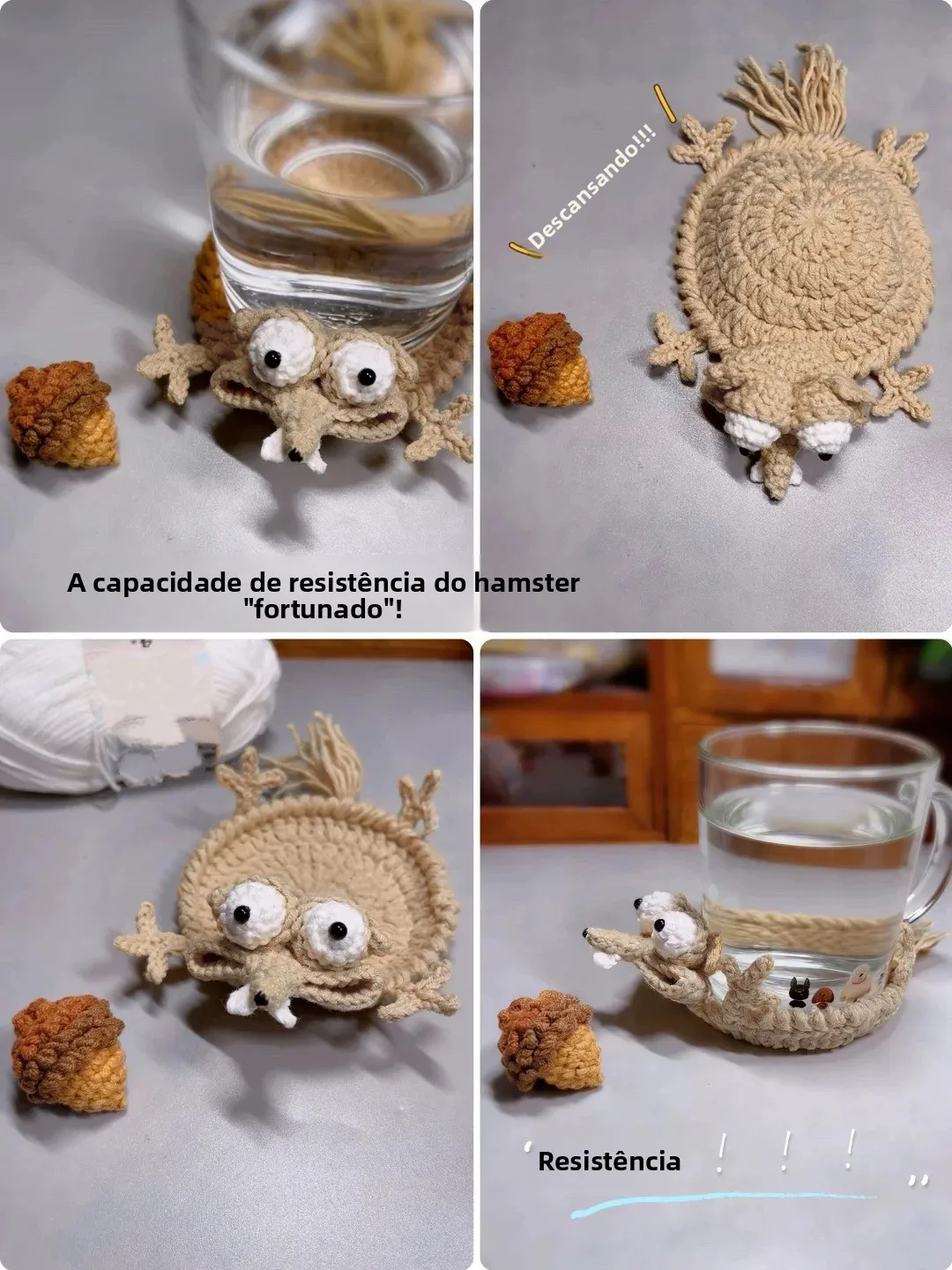 kit-de-materiais-para-croche-artesanal-tapetes-de-copo-com-padroes-de-hamster-e-tartaruga-fio-incluido-–-ideal-para-artesa