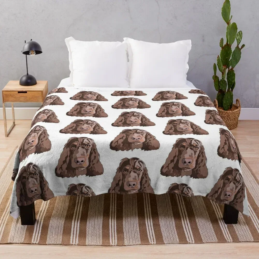 

Coco The Spaniel Throw Blanket Flannel Fleece Soft Warm Throw Blanket