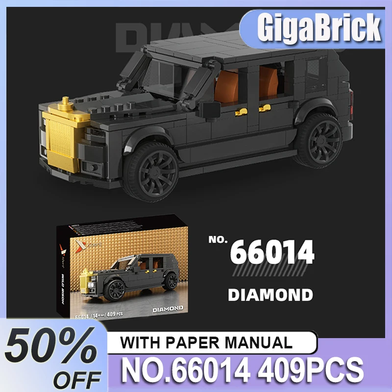 

Xbert 66014 MOC, изготовленная модель гоночного автомобиля, набор строительных блоков, сборка кирпичей, головоломка, достойные игрушки, Рождественский подарок для детей