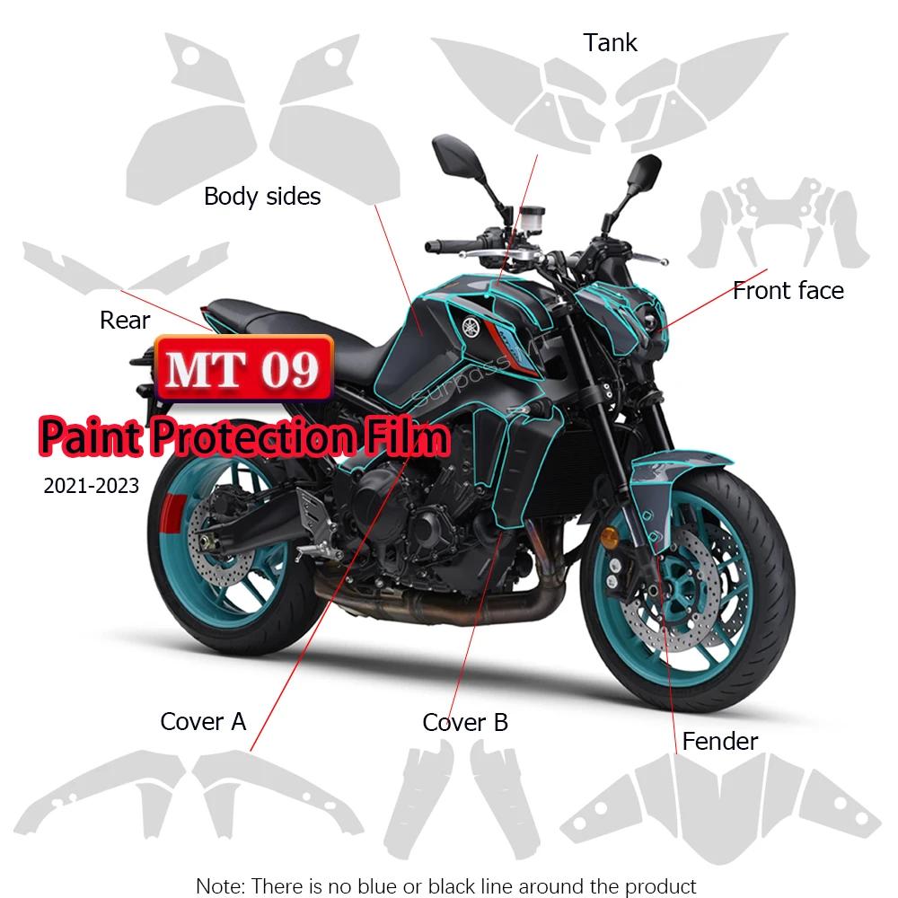 Protección de Pintura para Yamaha MT-09 2018: La Mejor Solución Anti-Rayones para Tu Motocicleta