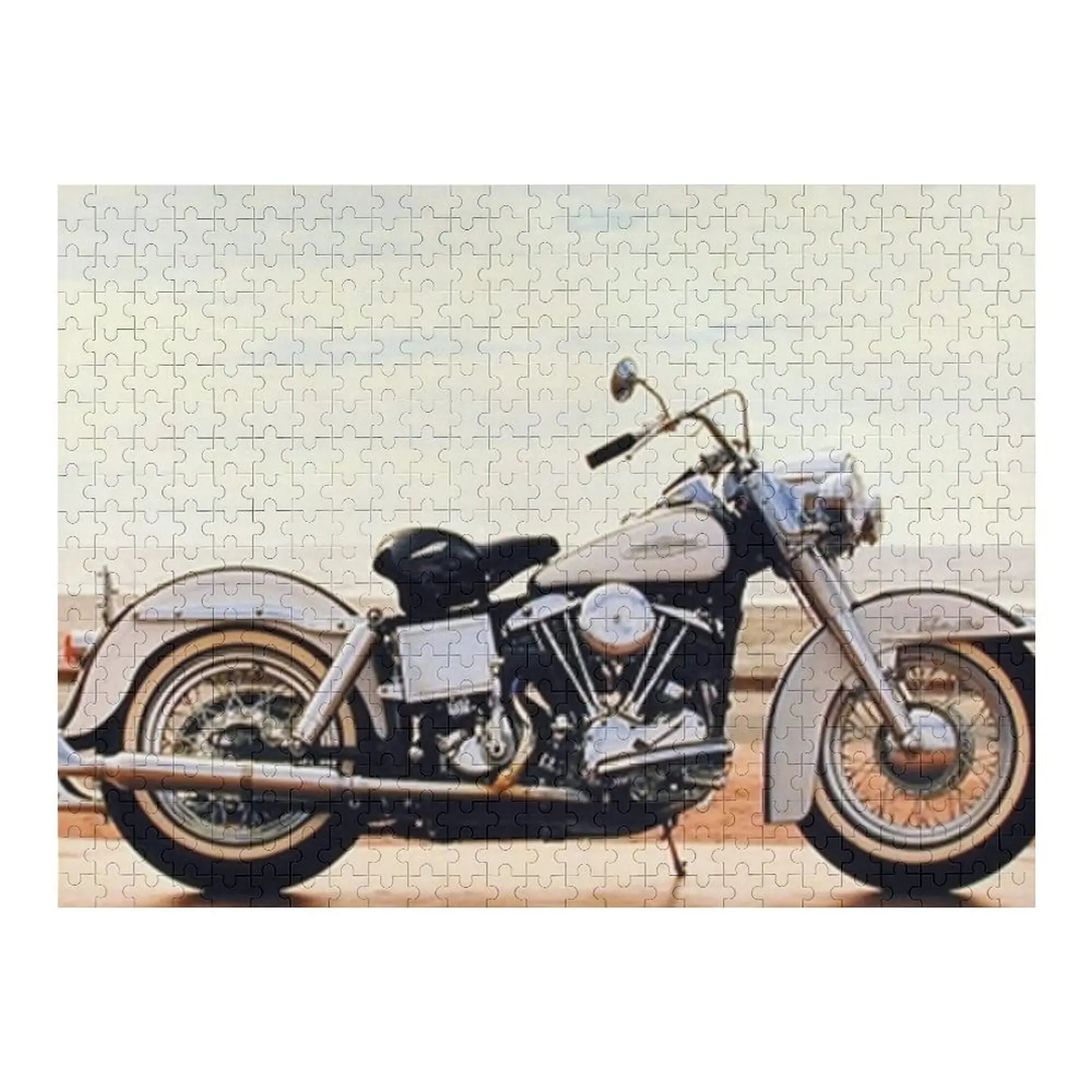 

White Shovelhead Jigsaw Puzzle Children Personalized Toys Puzzle
