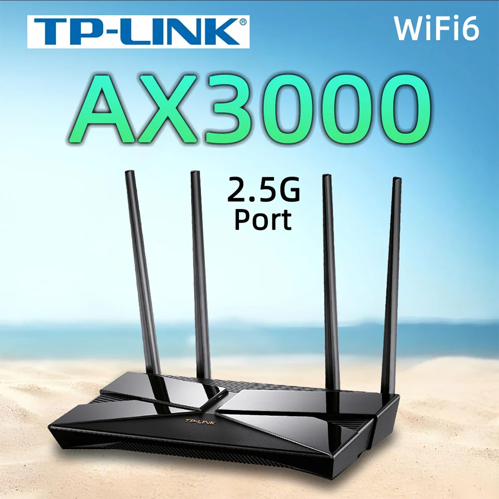 

TP-LINK AX3000 Dual-band Wi-Fi6 Wireless Router MESH 2.5G RJ45 160MHZ 11ac/ax TL-XDR3040 Wifi Booster 3000Mbps Hotspot Repeater