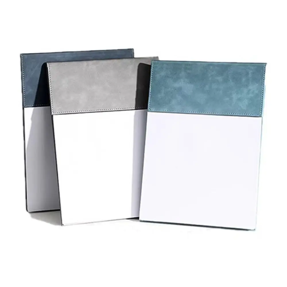 

New Suede File Folder A4 With Sticky Notes Clipboard Writing Pad School Students