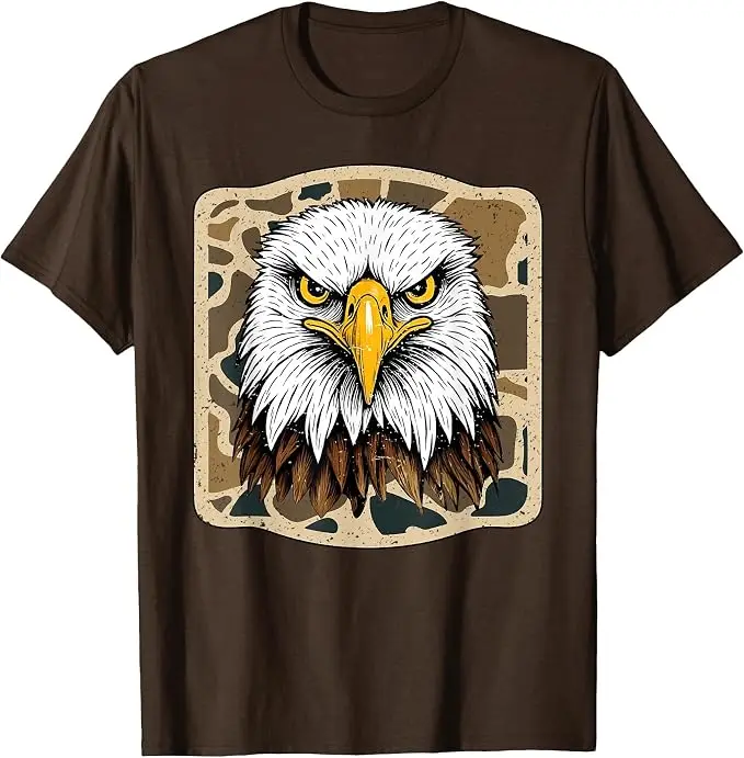 Eagles Camo Football Game Day Schul-Maskottchen Team Spirit T-Shirt Y2k Schul-Football-Team Spirit Kleidung Weiches Baumwoll-Grafik-T-Shirt – Detail 19