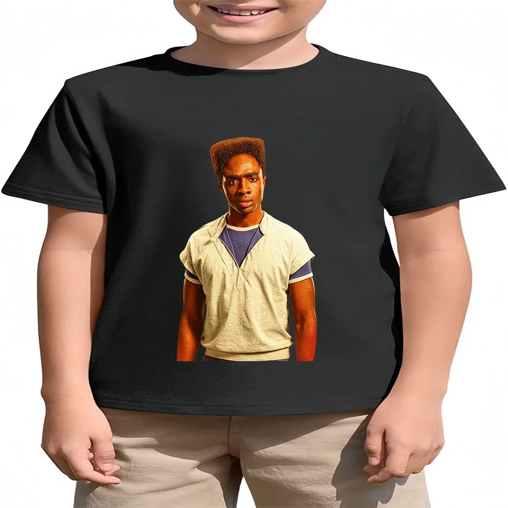 Camiseta Deportiva Informal de Algodón Puro para Niños 2026, Diseño de Anime Stranger Things, Ropa de Verano 2026, Gran Venta