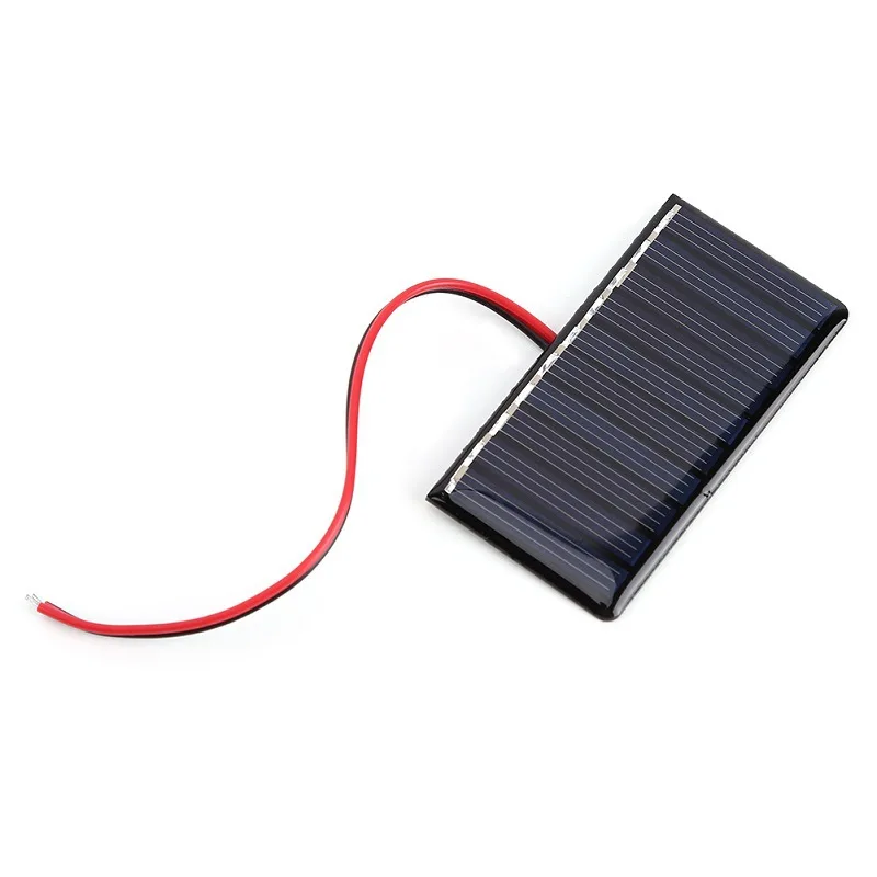 25Pcs Small Size Solar Panels 0.3W 5V 60mA Mini Solar Cells with Line Epoxy Solar Drops Plate DIY Toys Power Charger 68*36MM