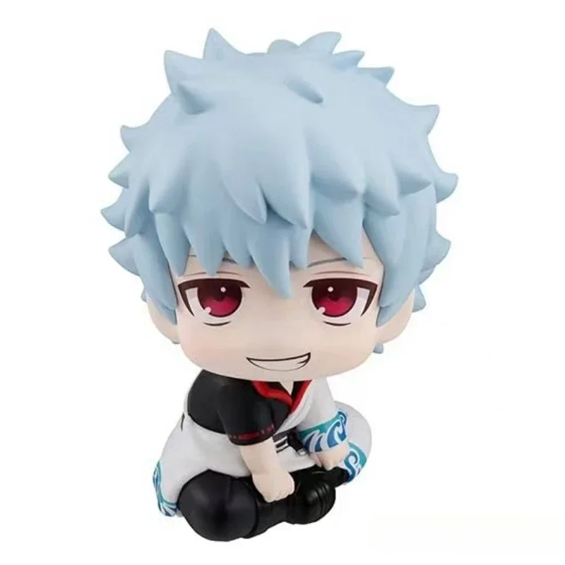 10 cm Look Up Gintama Sakata Gintoki Action Figures Q Versione Hijikata Toshiro Anime Figura PVC Collezione carina Giocattolo Regalo di compleanno