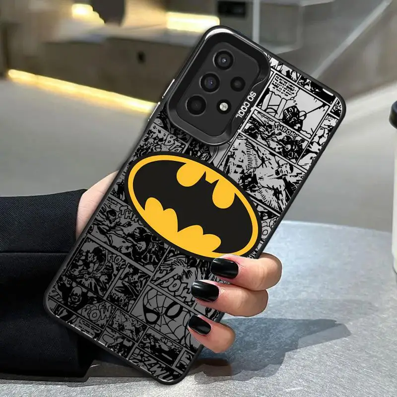 B-Batman Hero Logo Phone Case for Samsung Galaxy A15 A25 A52 A72 A51 A71 4G A73 A55 A54 A53 A52s 5G funda Cases