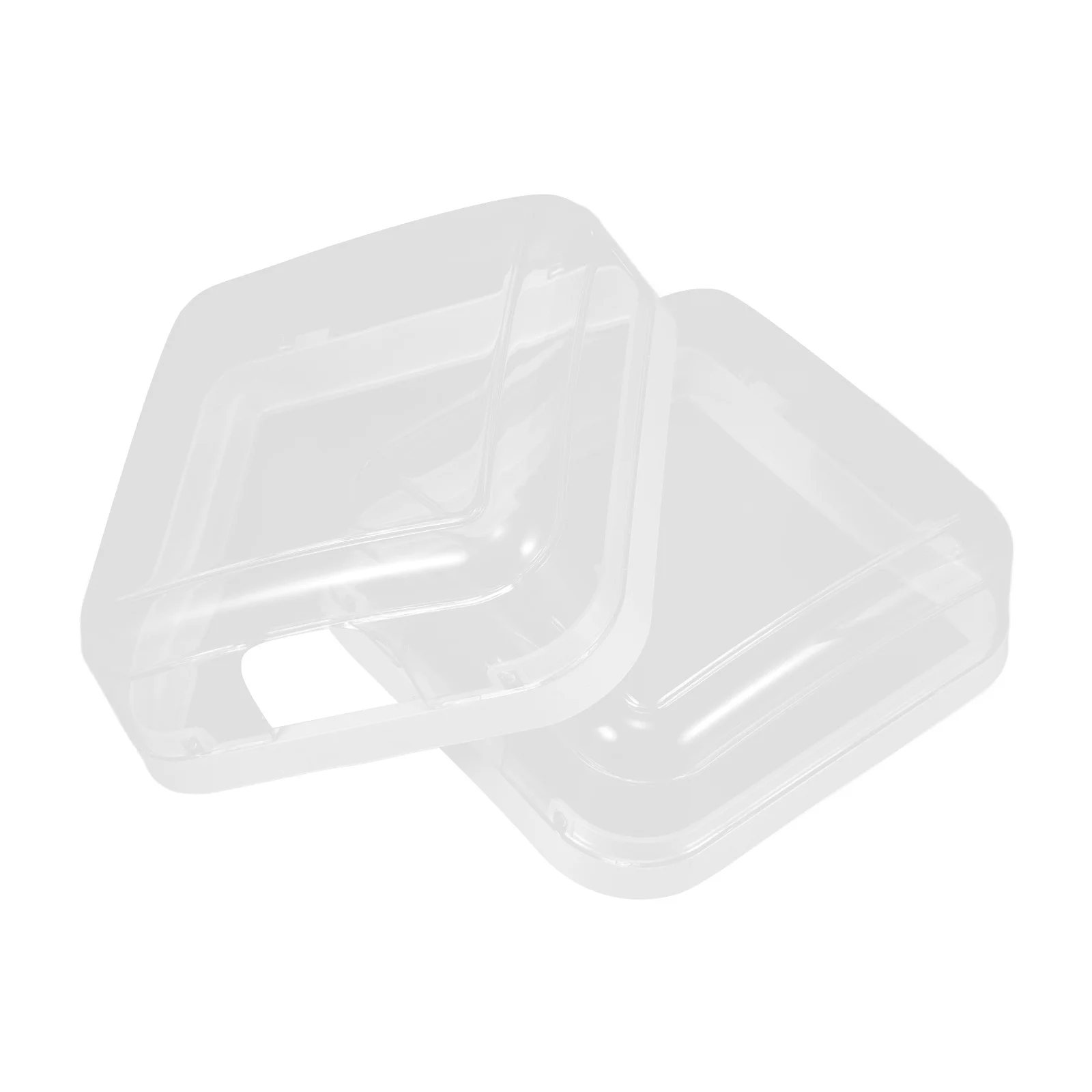 

2Pcs Self-Adhesive Waterproof Socket Box Outlet Cover for Indoor Outdoor Use Universal Fit Bathroom Wall Mount Moisture