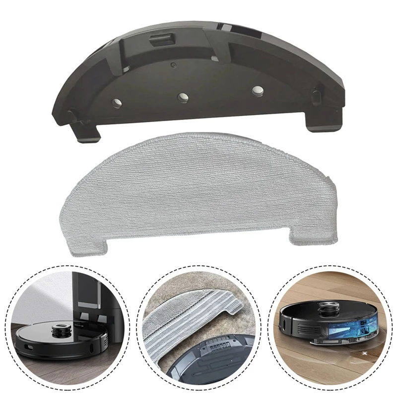 حامل قماش ممسحة بديل وقماش ممسحة لملحقات المكنسة الكهربائية الروبوتية Proscenic M8pro M8