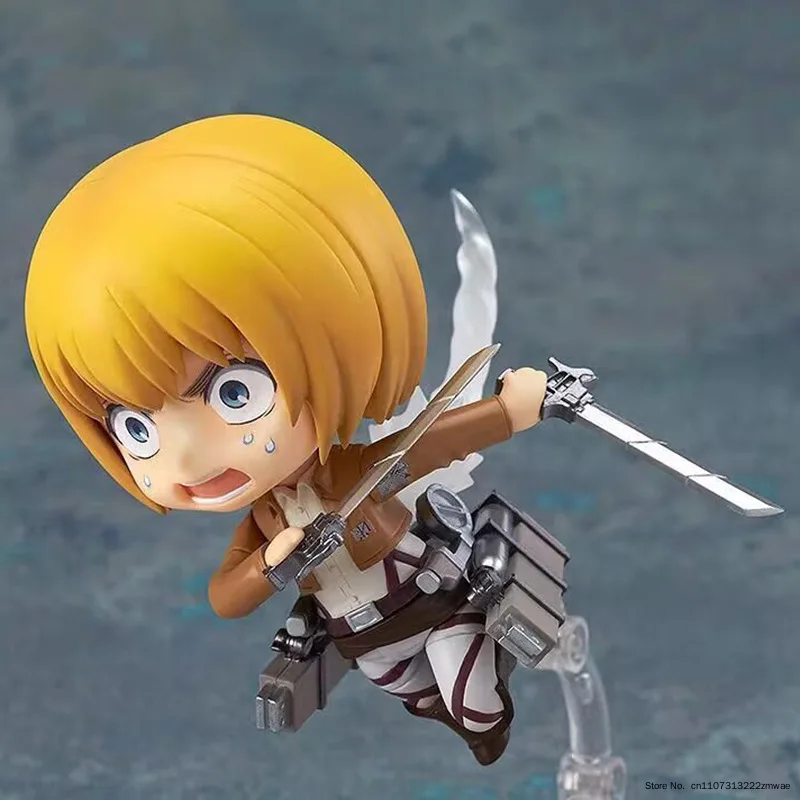 435 Attack On Titan Armin Arlert Articulated Replaceable Face Pvc Figure Box Packed Desktop Display Ornament Collectible Model view 3
