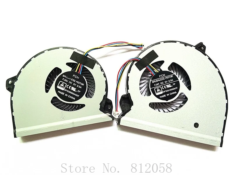 

New Laptop CPU GPU Cooling Fan for ASUS ROG Gl702vmk Gl702vml Gl702vm Laptop Cooler Fan