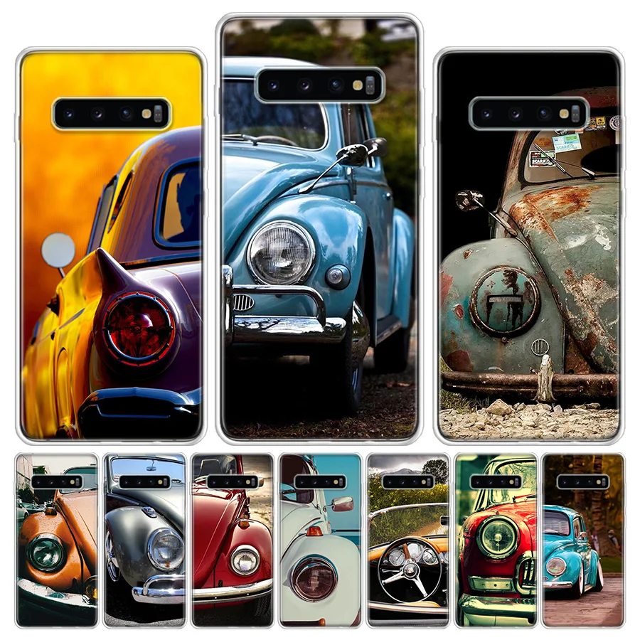 Classic Vintage Old Retro Car Phone Case For Samsung A55 A35 A25 A15 A05S A04 A04S A14 A24 A34 A54 M11 M12 M21 M30S M31 M31 M5