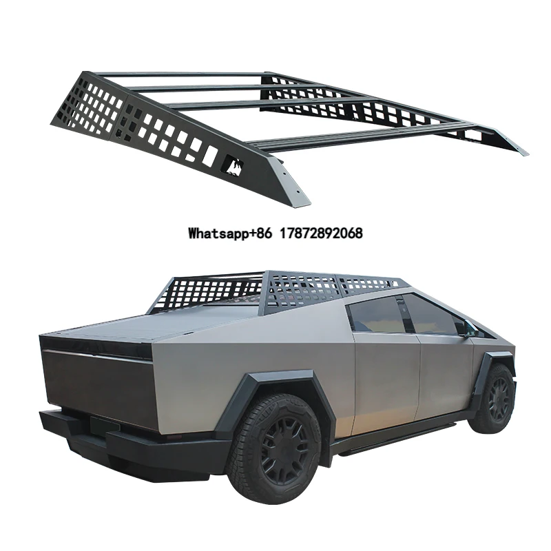 

Heavy-Duty Steel Cargo Rack for Cybertruck Off-Road Compatible Car Roof Racks Accessory Cybertruck Accessory Accessories