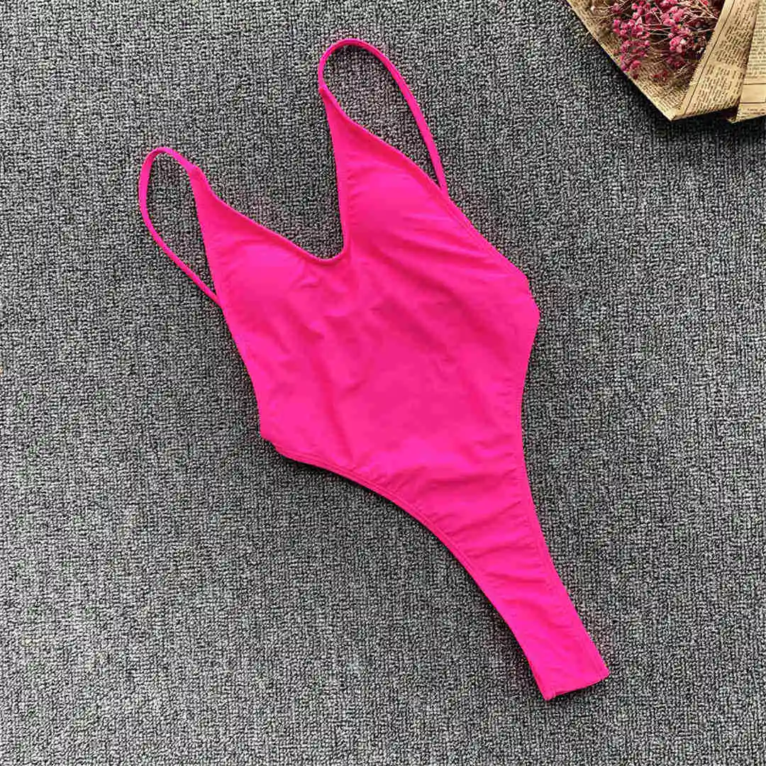 Neuer sexy extrem kurzer String-Mini-Micro-Badeanzug, einteiliger Badeanzug für Damen, Badebekleidung, Badeanzug, Strand-Monokini V1574B – Detail 18