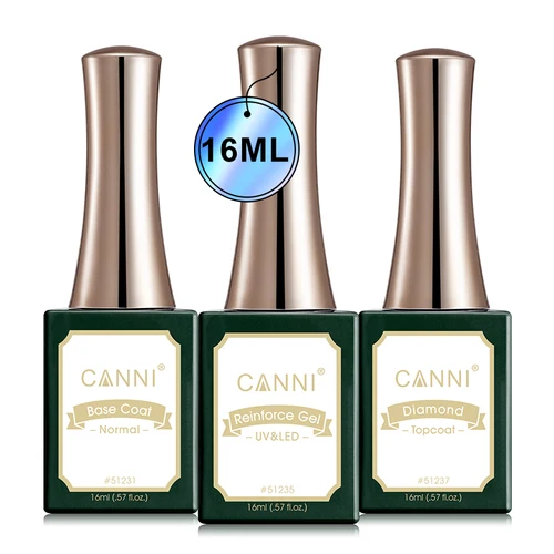 Imagen 1 del producto Venalisa-Juego de esmaltes de Gel para uñas, Kit de barniz de Gel de refuerzo de capa superior Base de 16ml, Color Gellack