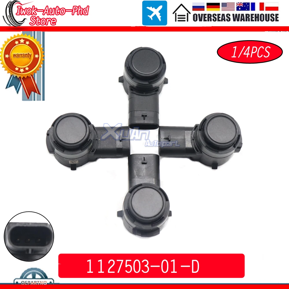 

NEW 1127503-01-D Ultrasonic Backup Front Rear Bumper Assist Radar PDC Parking Sensor For Tesla Model S X 3 2017-2020