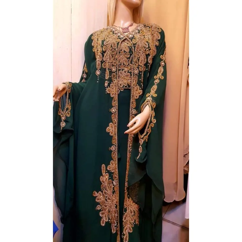 Chaqueta interior de vestido de dos Piscis especial de Año Nuevo, caftán marroquí de Dubái, Abaya