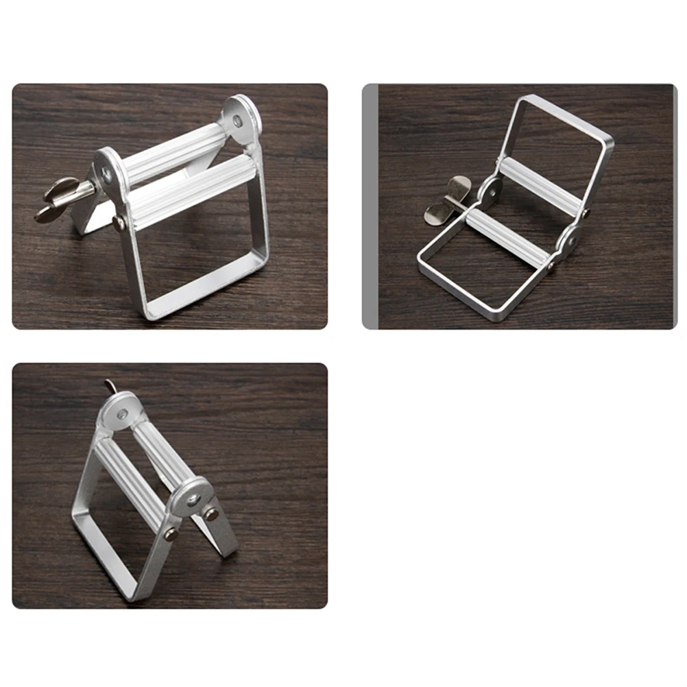 

Aluminum Gear Tube Squeezer Toothpaste Dispenser Skid Proof Hair Salon Supplies Multifunctional For