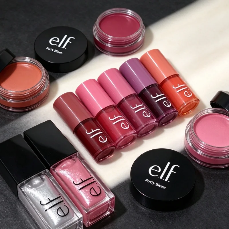 Bestseller Elf 2 in1 Liquid Blusher Putty Blush Cream Long Lasting Moisturizer Glow Reviver Lip Oil Hydrating Lip Gloss Makeup