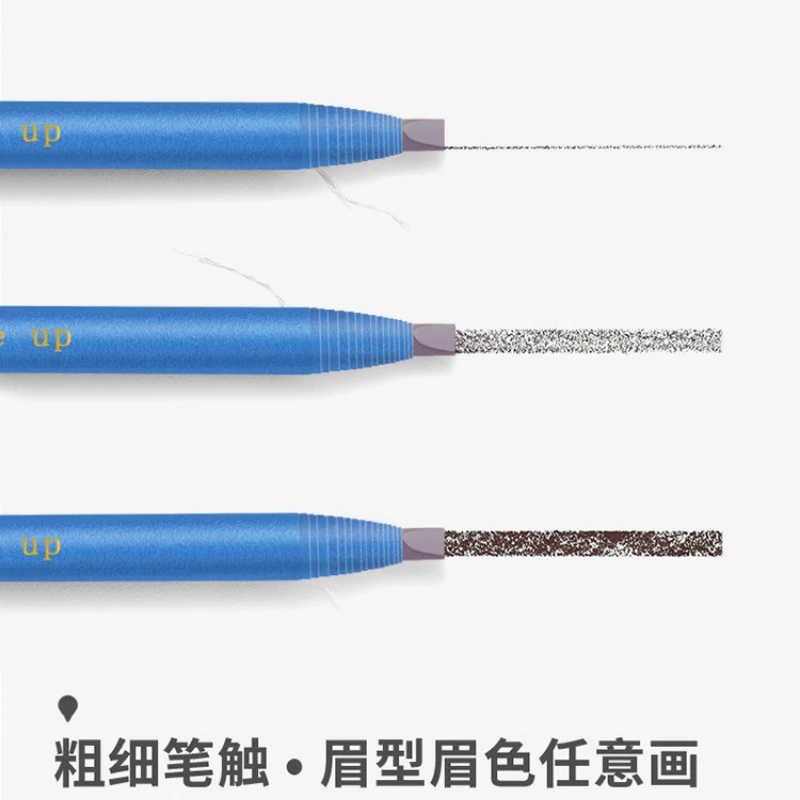 1 Pc Waterdicht Zweet-proof Wenkbrauwpotlood Professionele Langdurige Niet Vervagen Anti-Corona Natuurlijke Wenkbrauwpotlood Makeup Tools