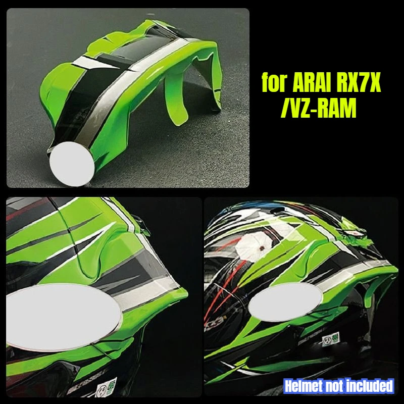 Suitable for ARAI RX7X /VZ-RAM Motorbike Rear Trim Helmets Spoiler Case Helmet Accessories Colorful Spoiler