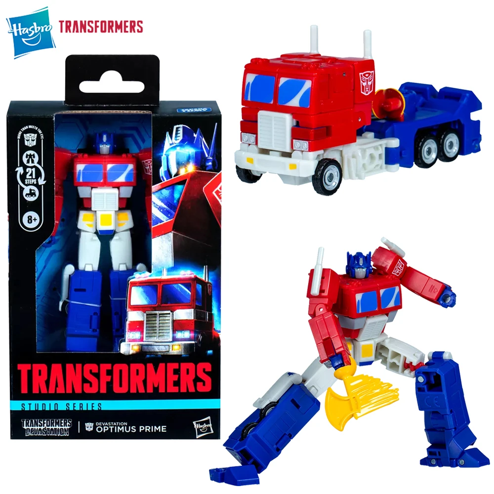 

[In-Stock] Hasbro Transformers Studio Series Optimus Prime (Devastation) Nice 11.5cm Deluxe Class Action Figure Model Gift Toys
