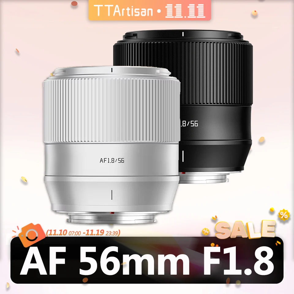 

TTArtisan AF 56 мм F1.8 объектив с большой диафрагмой для портретной фотографии с Sony E Fujifilm XF Nikon Z Mount zve10 a7rIII