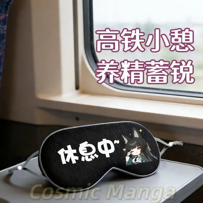 Cosplay  Zenless Zone Zero Sunna Aria Nangong Yu Anaxa Robin Game Eye Mask Dorm Dormitory Ice Pack Light Blocking Eye Mask