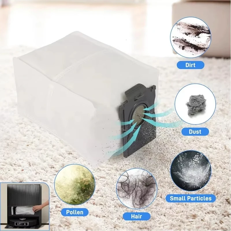 

Dust Bag For Dreame L10s Plus/L10s Pro Ultra Heat/X50 Ultra/X30 Ultra/X30 Pro/S30 Pro Ultra/X40 Ultra/X40 Pro Vacuum Cleaner