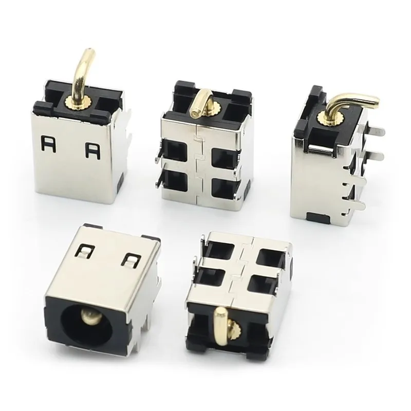 

50pcs DC-5525-1045 Computer laptop power socket audio connector high fast charging female seat with case bracket