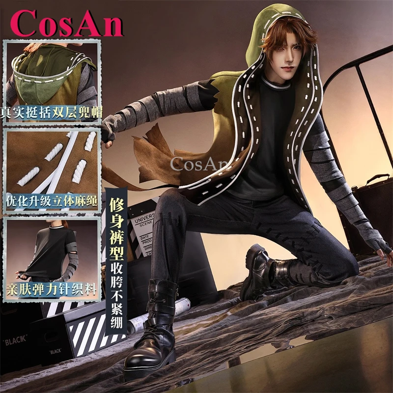 أزياء CosAn Game Identity V Naib Subedar/المرتزقة التأثيرية أزياء الجلد الأصلي أزياء وسيم ملابس لعب الأدوار في الهالوين #2