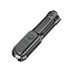 Linterna de luz fuerte para exteriores, luz de emergencia multifuncional USB para acampar, iluminación, carga lateral de trabajo