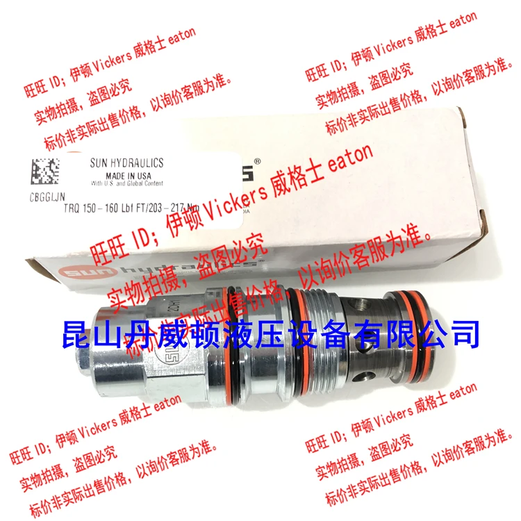 Sun, Cartridge Valve CBEH-LCN CBEH-LJH CBGA-LHN CBGG-LJN