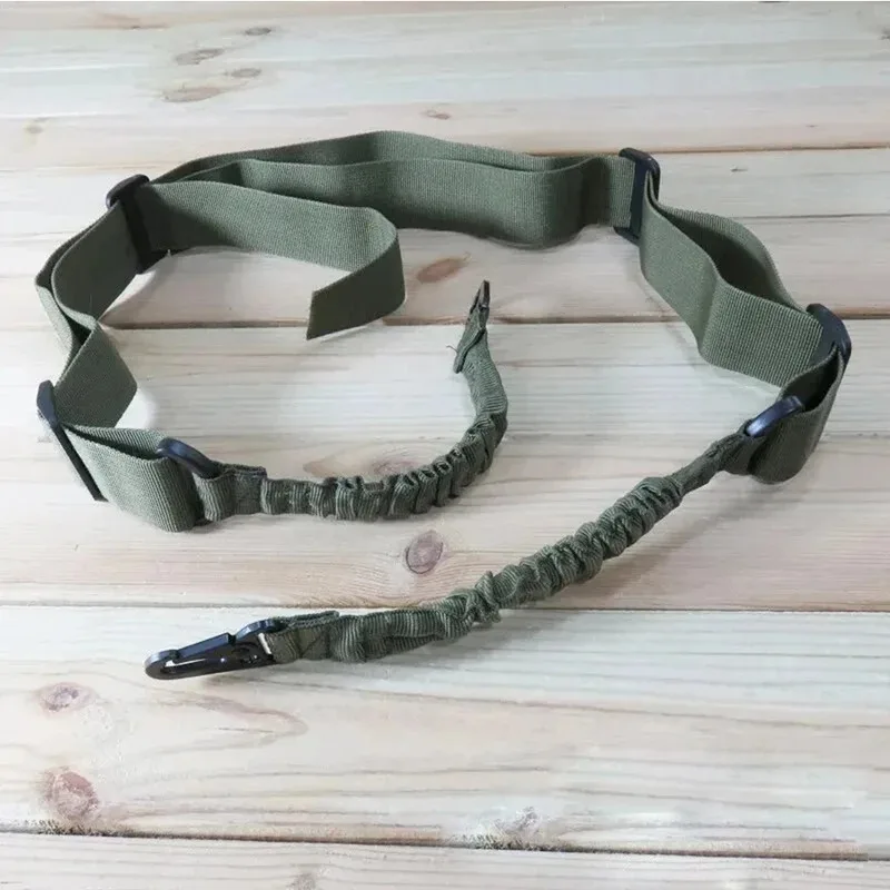 1-3pcs Tactical Two Points Sling Bungee Shoulder Strap Durable Rifle Belt Heavy Duty Sling for Outdoor Hunting Sports Accessorie