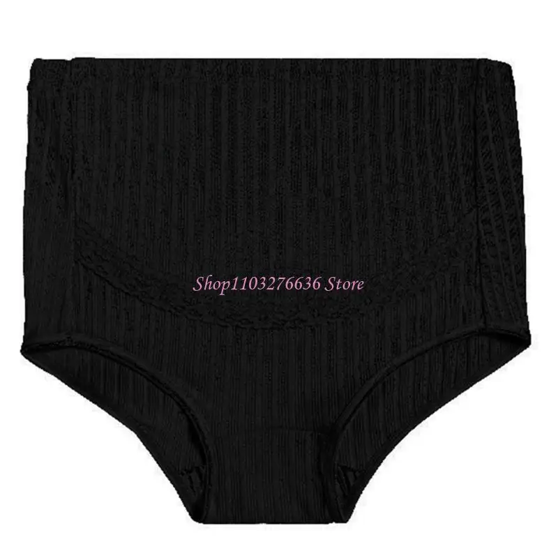 

R6FD Oversized Maternity Panties High Waist Design Suitable for Pregnancy Duration
