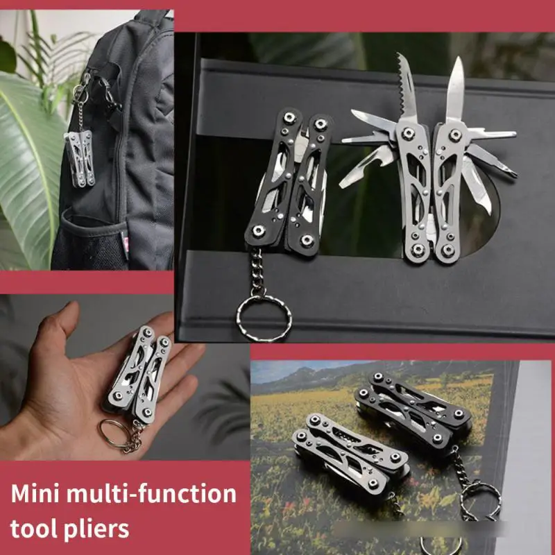 

Outdoor Mini Multi-purpose Folding Tool Pliers Set Combination Pliers Repair Durable Carbon Steel Material