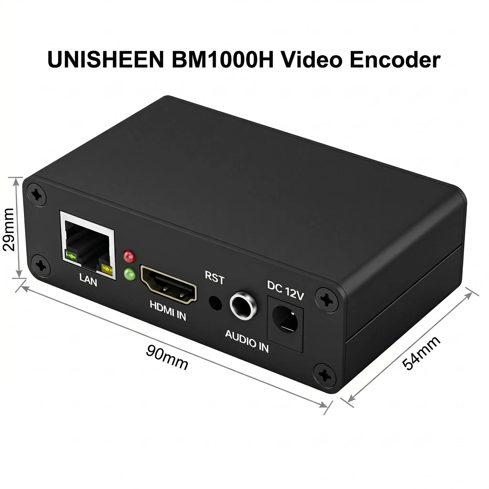 UNISHEEN IPTV Live Stream Encoder Board HDMI to IP HD Video System Integration WebRTC SRT RTSP RTMPS UDP ONVIF 1080p H265 H264