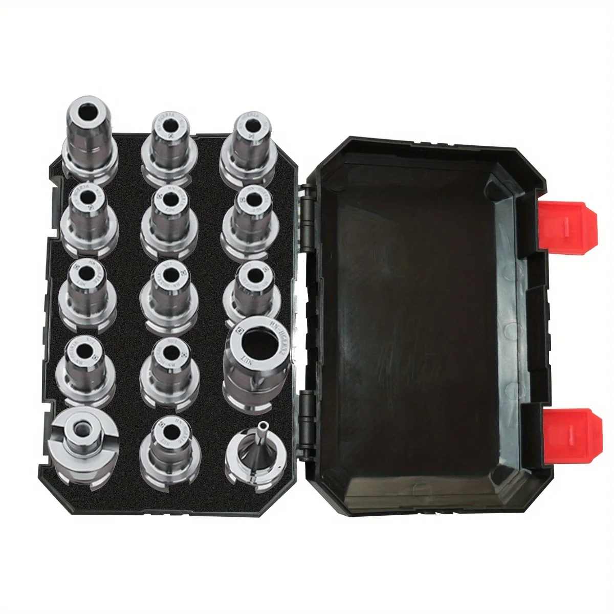 Scatola per imballaggio in plastica Custodia per piccoli accessori hardware Custodia per attrezzi in plastica con puntamento Custodia per trapano (Senza cotone)