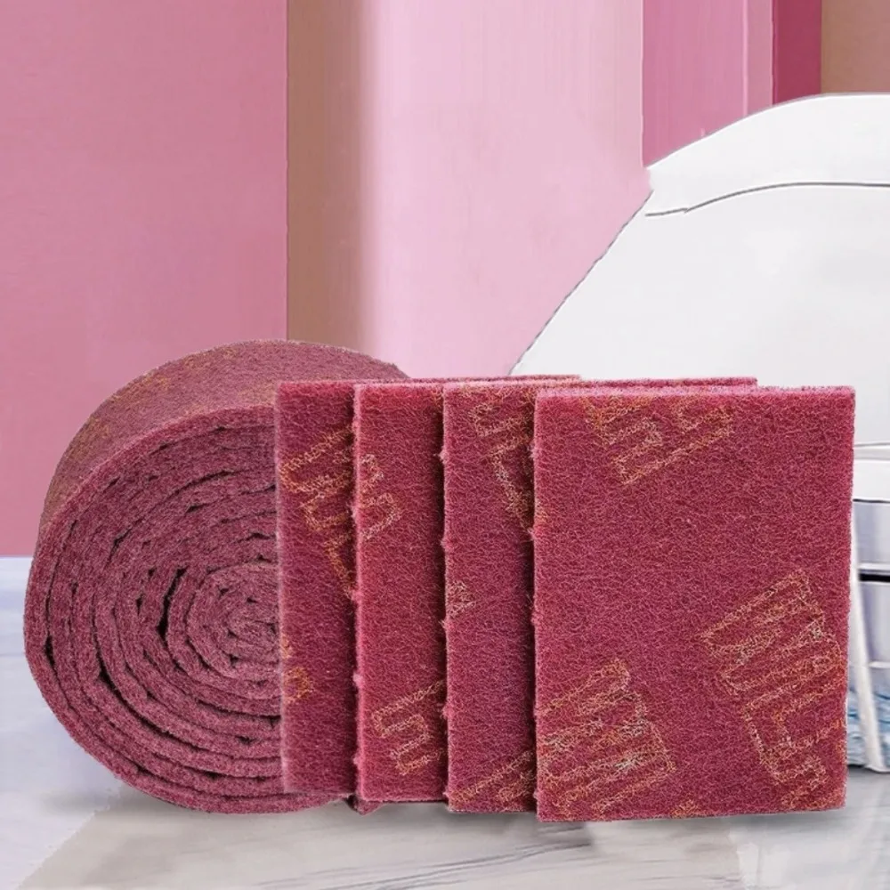 

Durable Rust Removal Nylon Scrubbing Cloth Multipurpose Degreasing Polishing Sponge Convenient Jet Cleaning Pad Paint