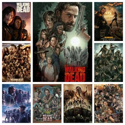 DIY Classical Zombie TV The Walking Dead Diamond Painting Daryl And Rick Horror Skeleton Poster Cross Stitch Handwork Wall Decor