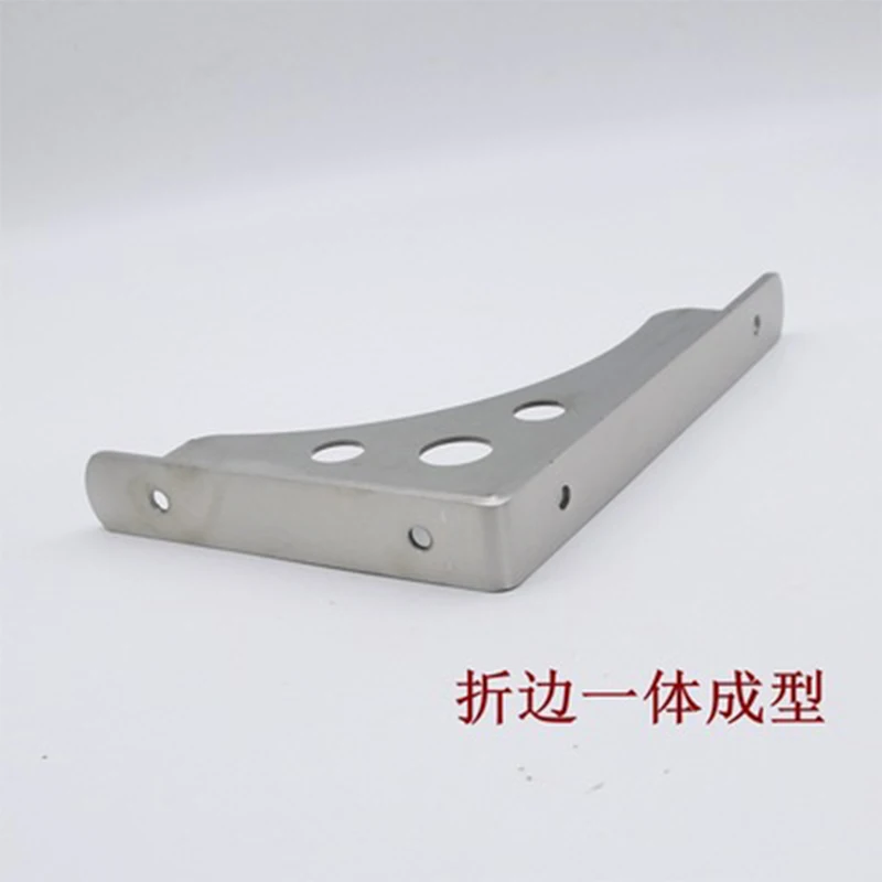 2 قطعة قوس ترايبود فضي اللون لرف الحائط خزانة الكتب مقصورة تصاعد قوس جبل دعم ثابت الرف